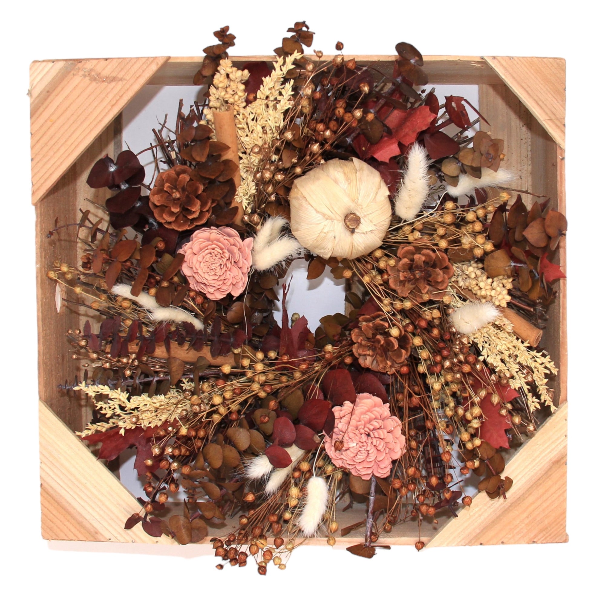 Autumn Rosewood Wreath, 12"