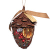 Cranberry Orange Pine Cone Pomander