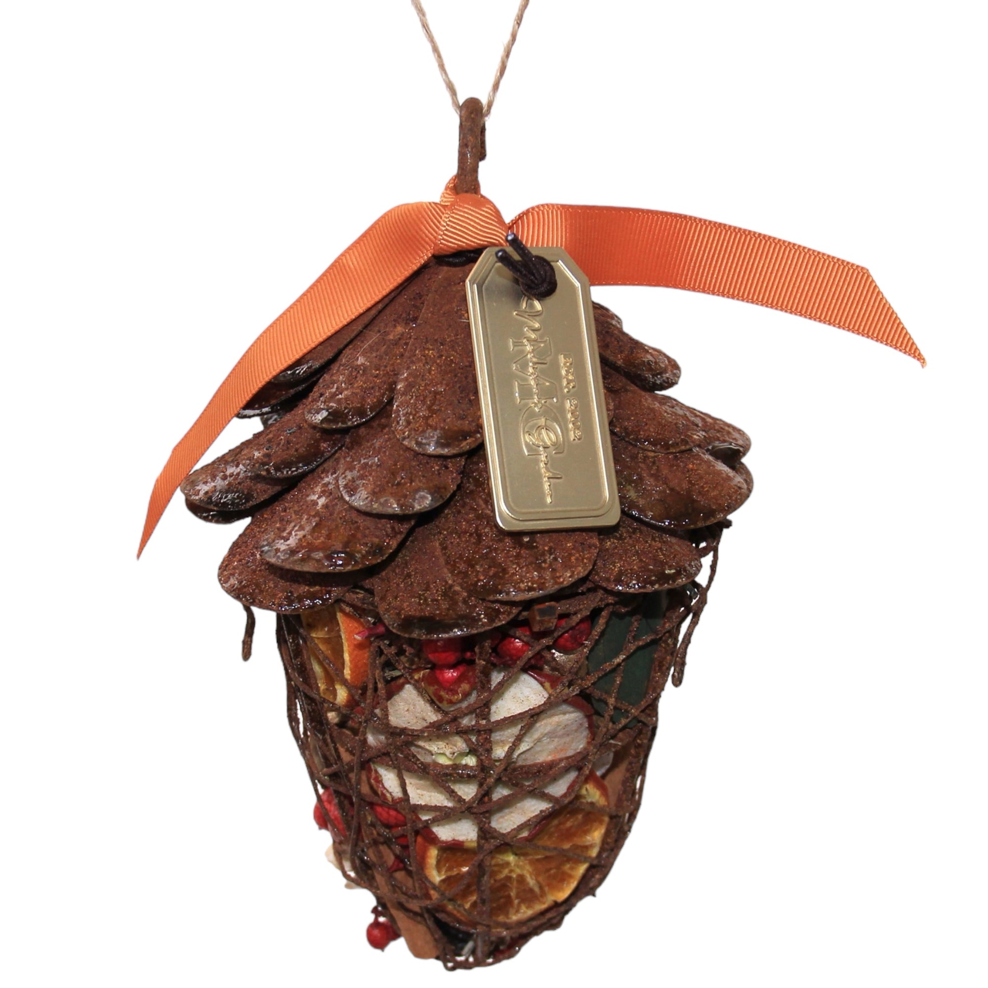 Gingerbread Pine Cone Pomander