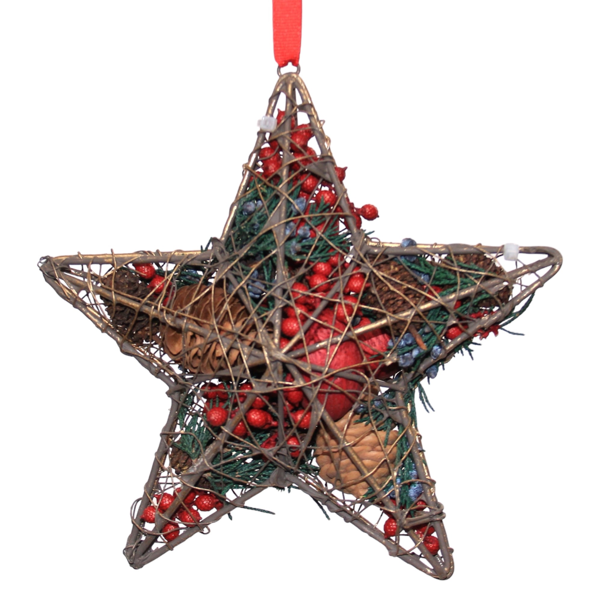 Holiday Greetings Star Pomander, 7"