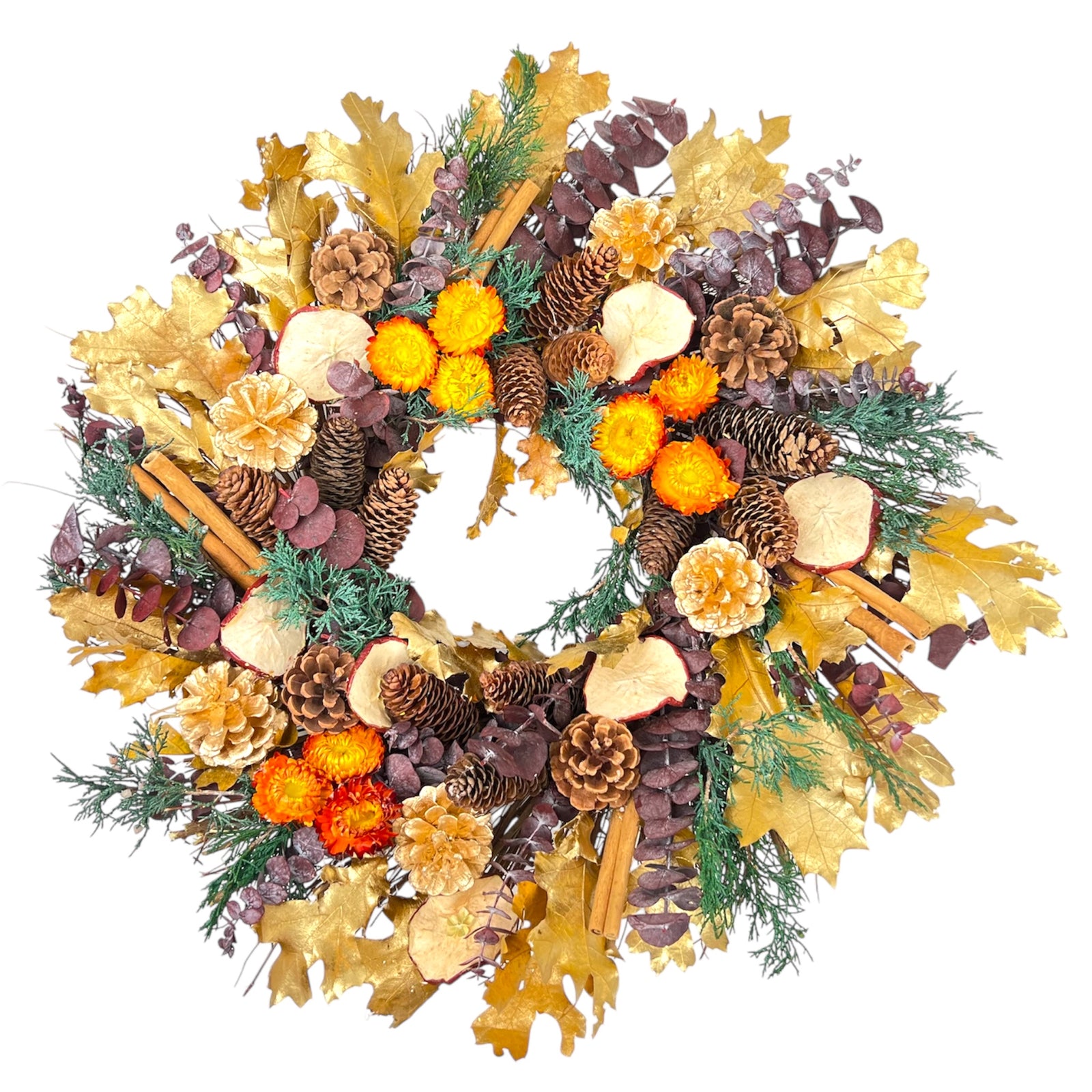 Homealone 24" Wreath, No Fragrance