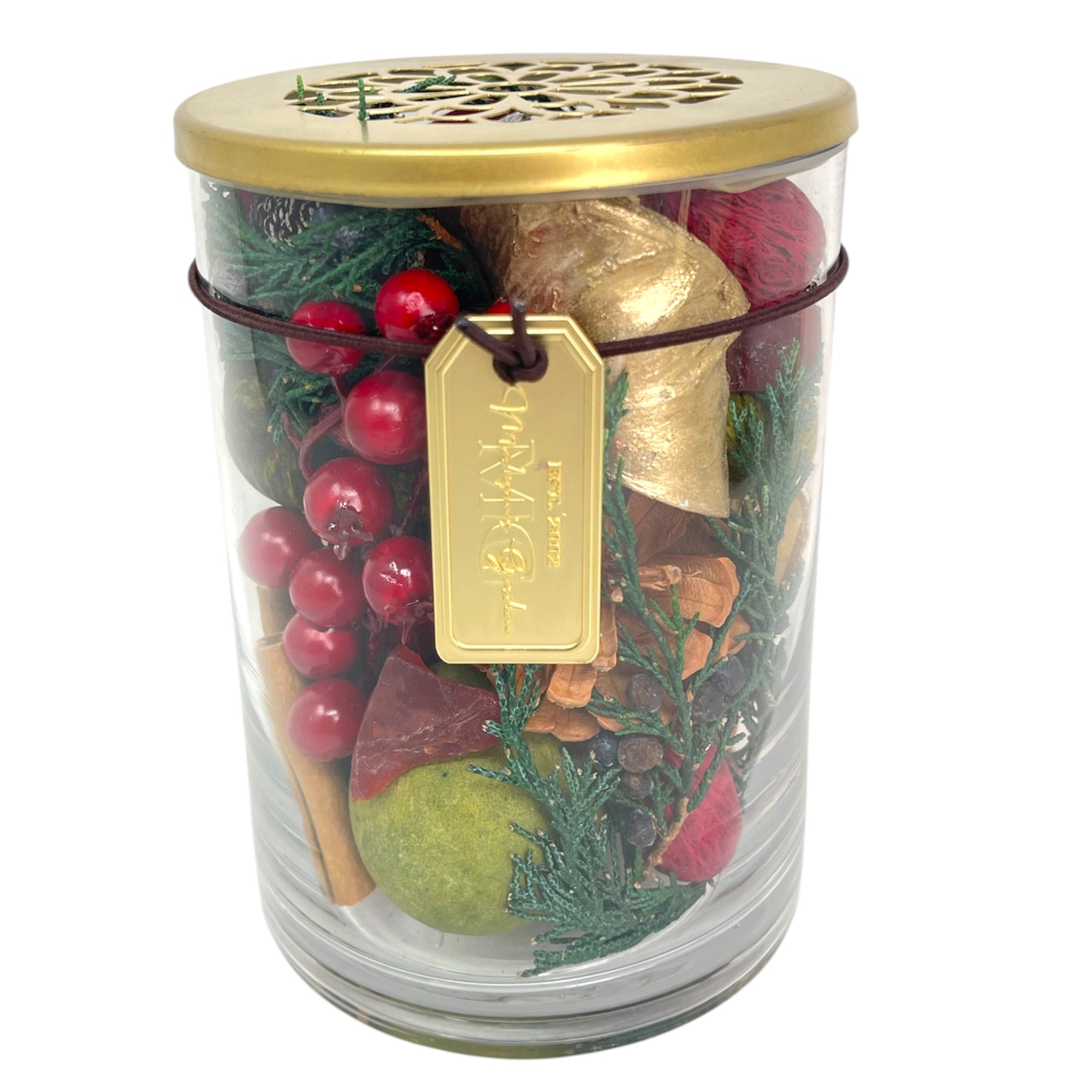 Jingle Jingle Botanical Vase w/Lid, 7.5oz