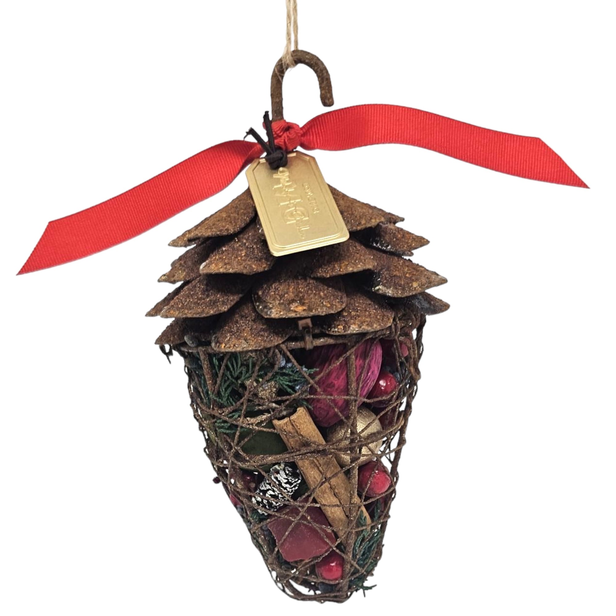 Jingle Jingle Pine Cone Pomander