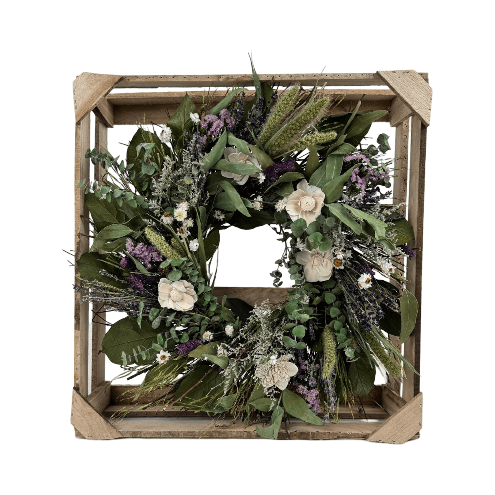 Lavender Sage 24" Wreath, No Fragrance