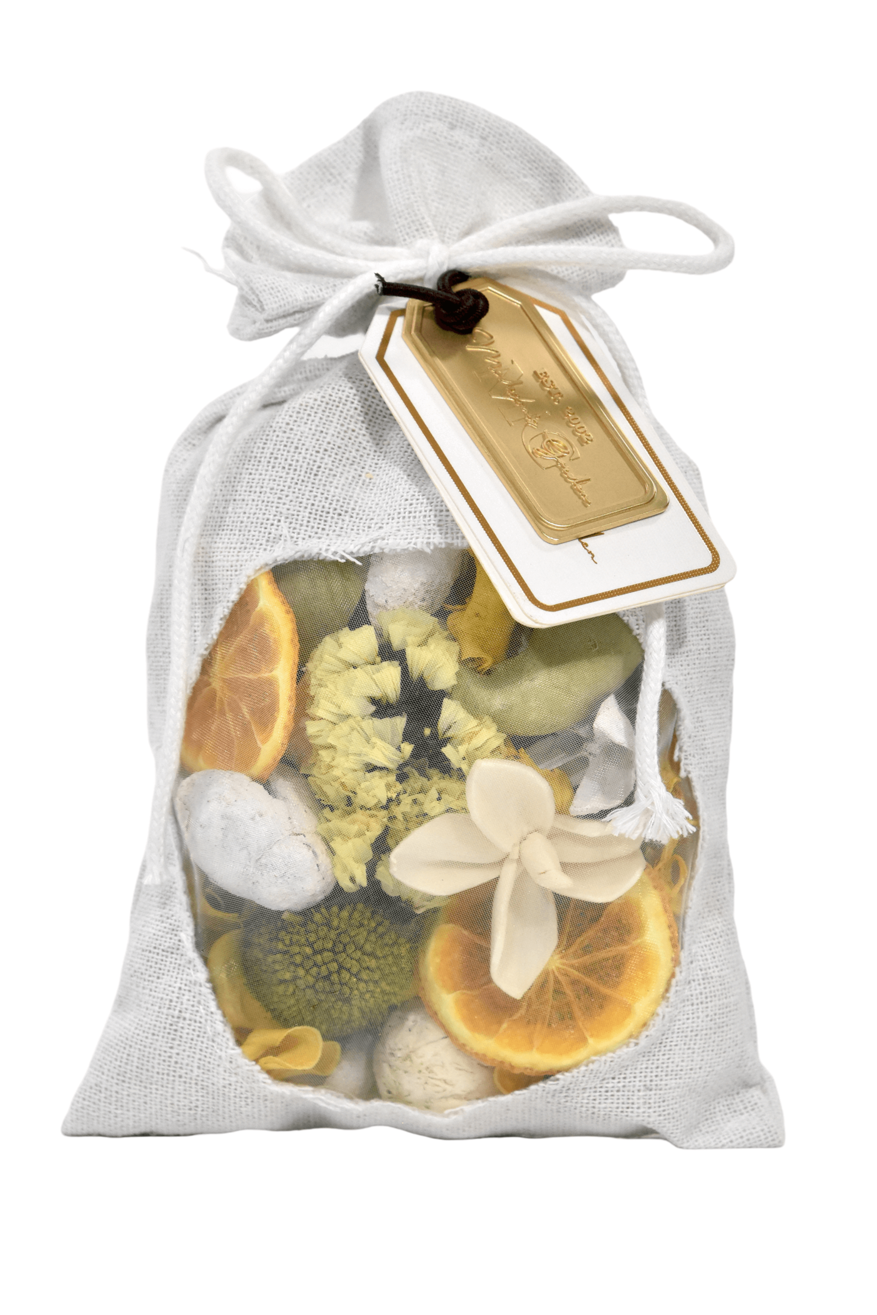 Lemon Orchard Linen Sachet, 5" x 8", 3.5oz