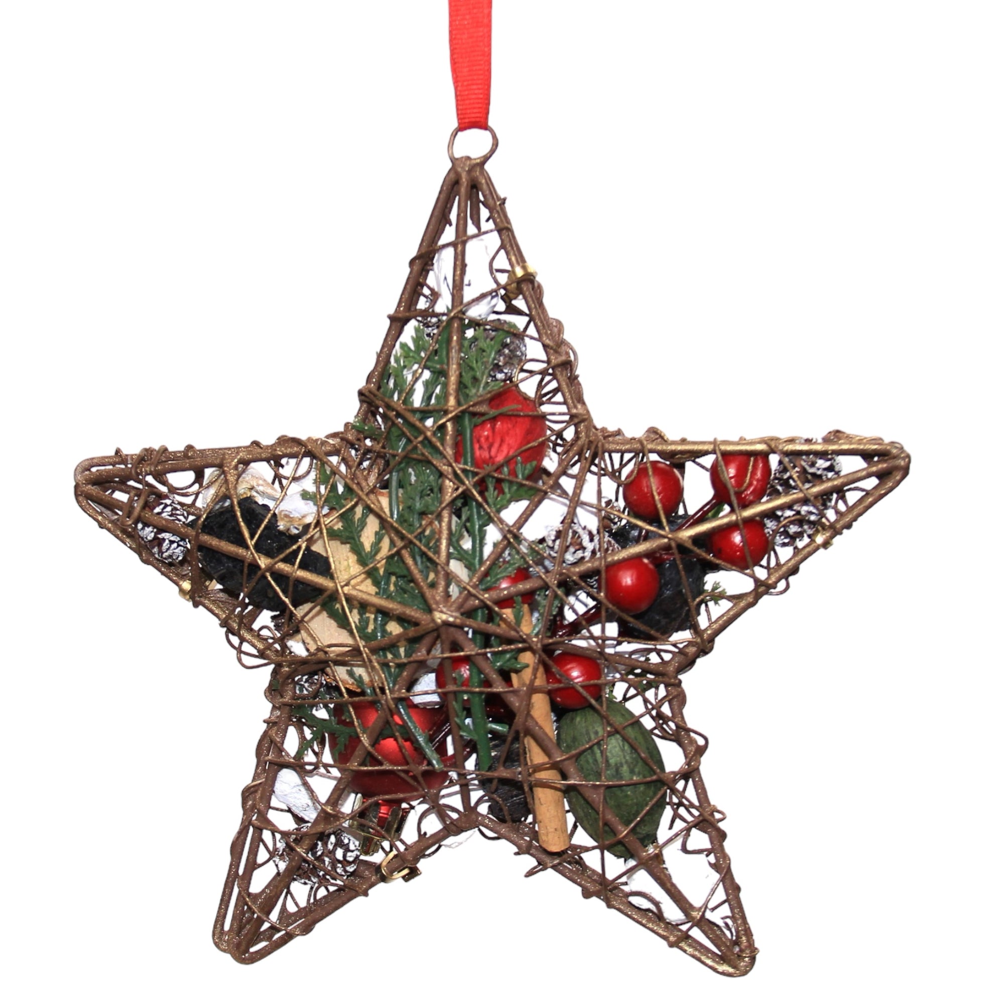 Naughty & Nice Star Pomander, 7"