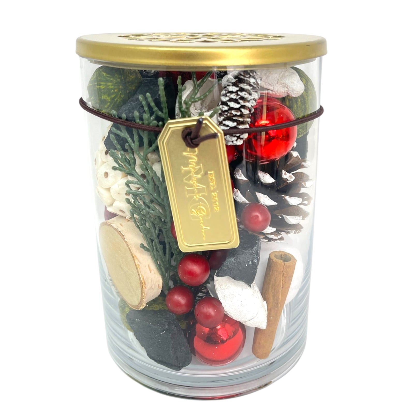 Naughty & Nice Botanical Vase w/Lid, 7.5oz