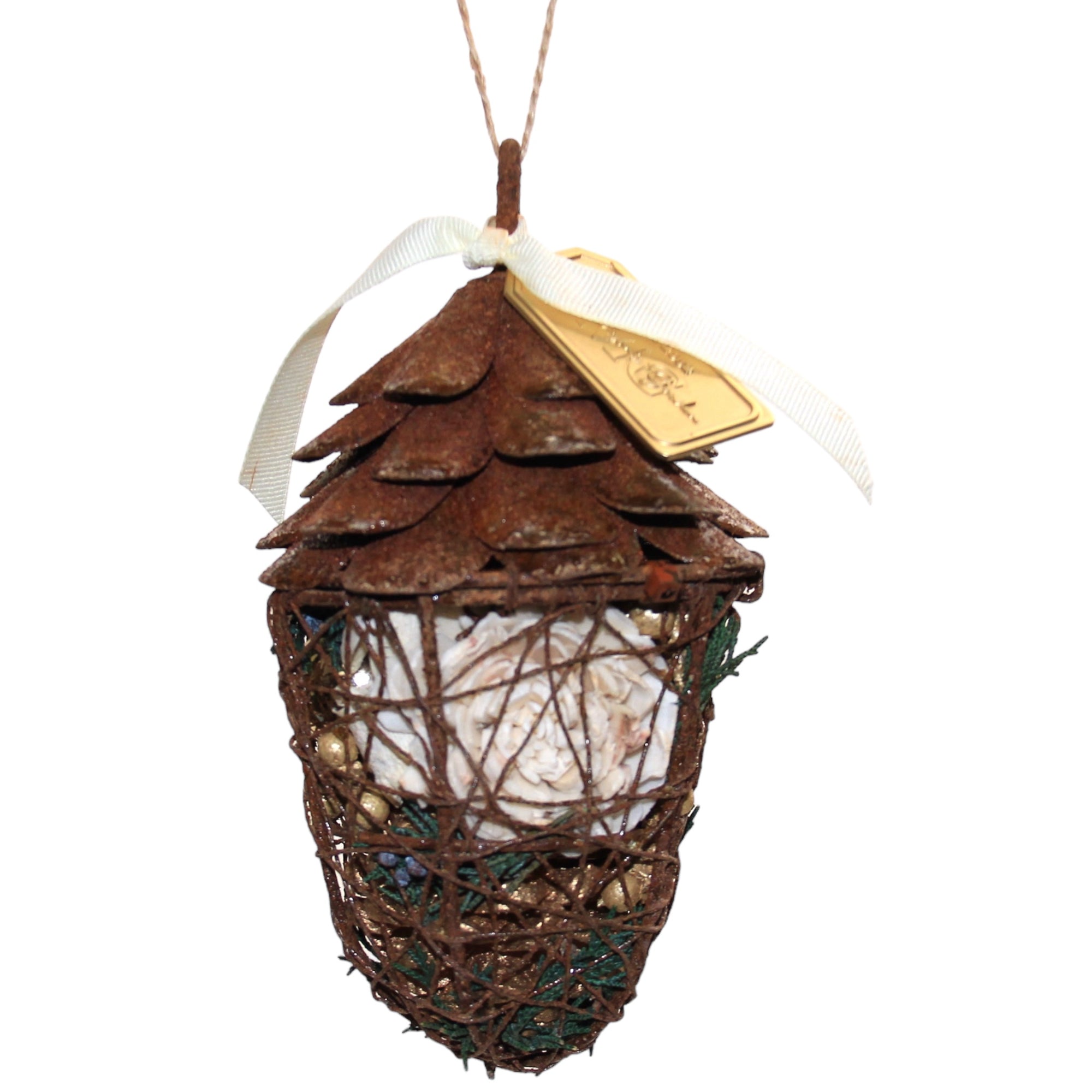 Old Fashioned Holiday Pine Cone pomander