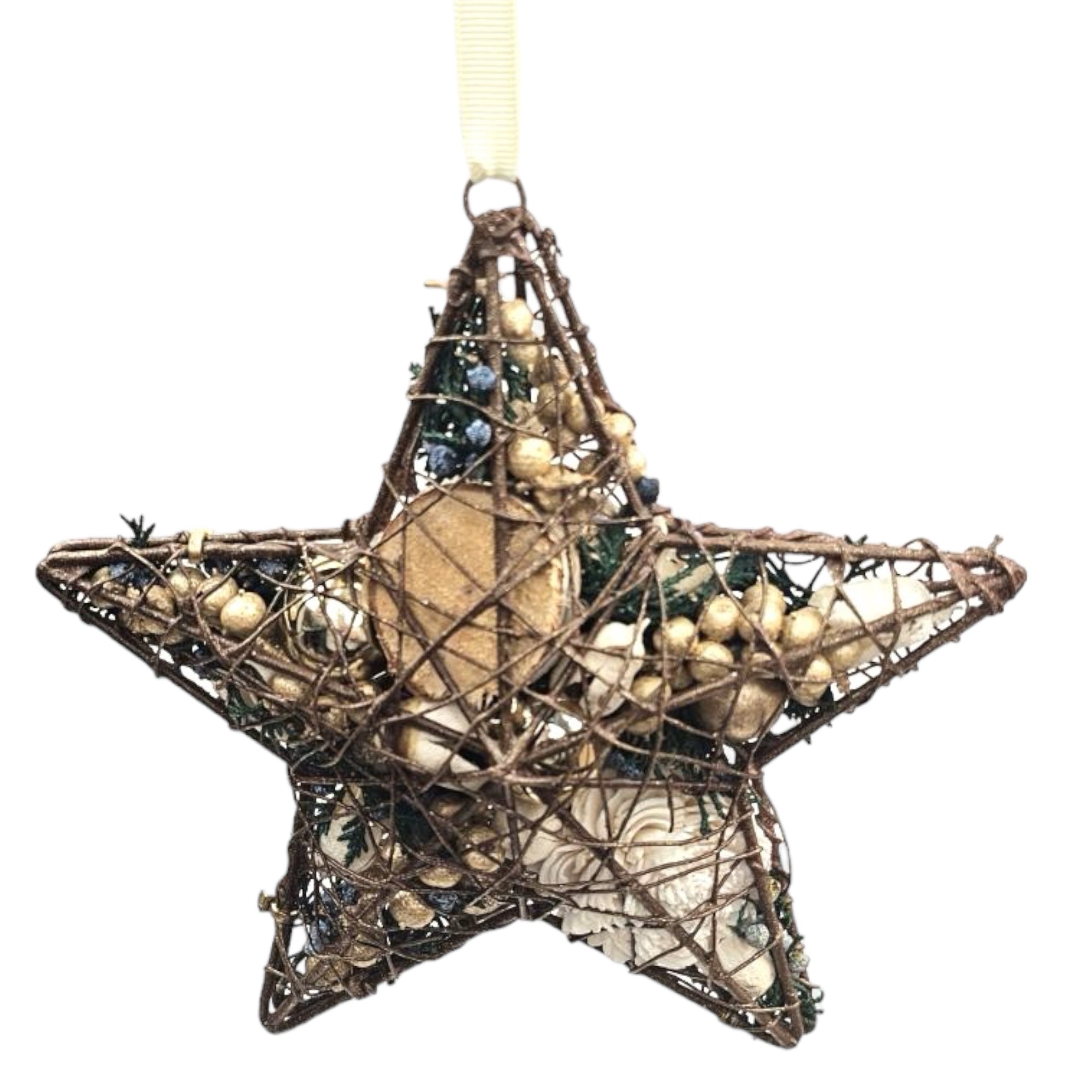 Old Fashioned Holiday Star Pomander, 7"