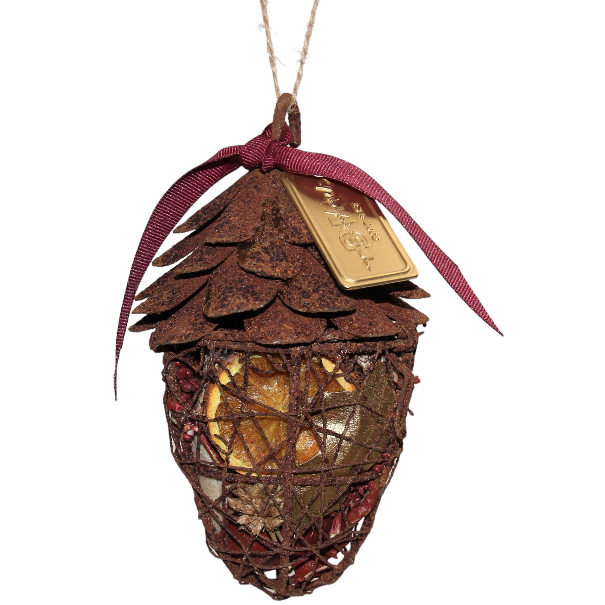 Pomegranate Chutney Pine Cone Pomander