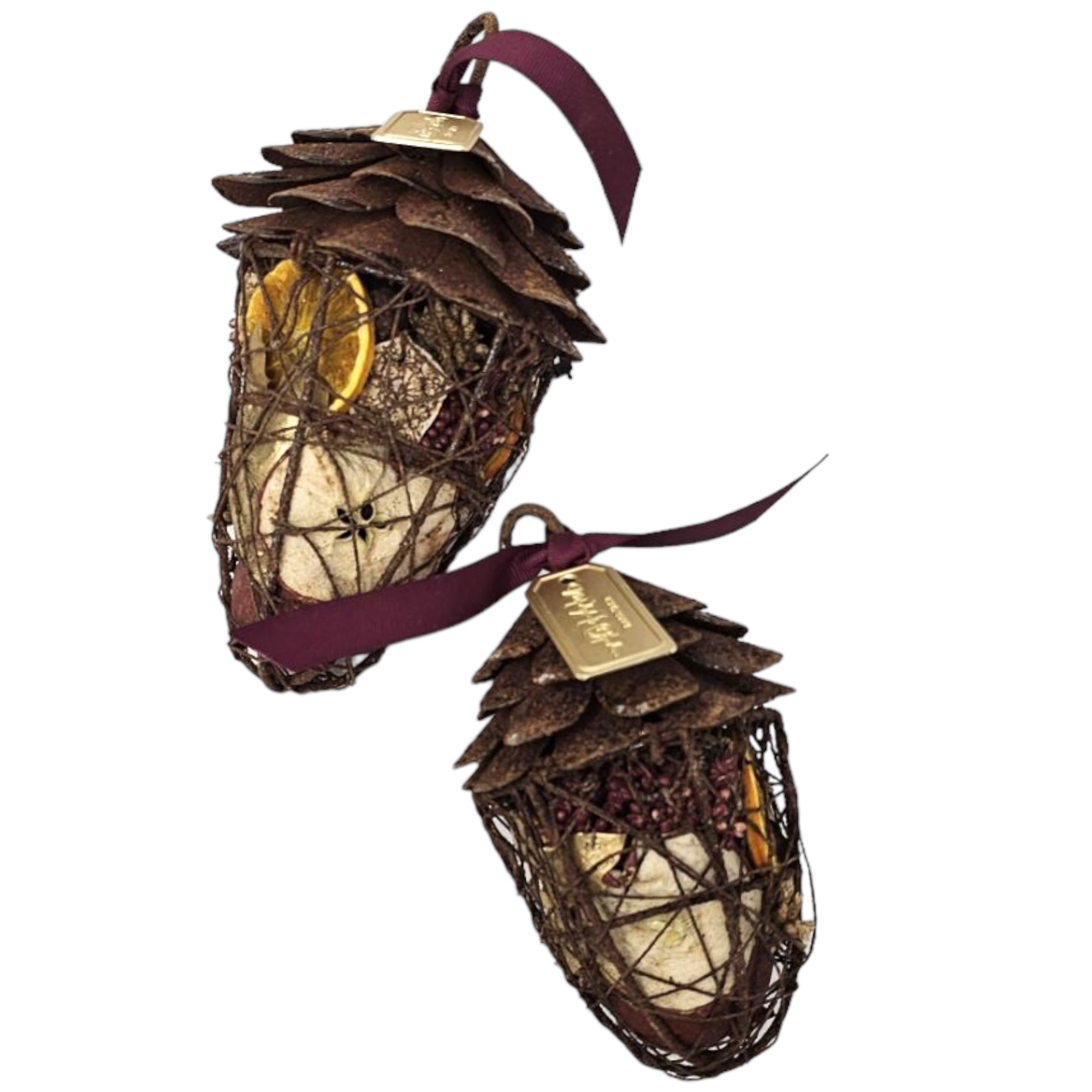 Pomegranate Chutney Pine Cone Pomander