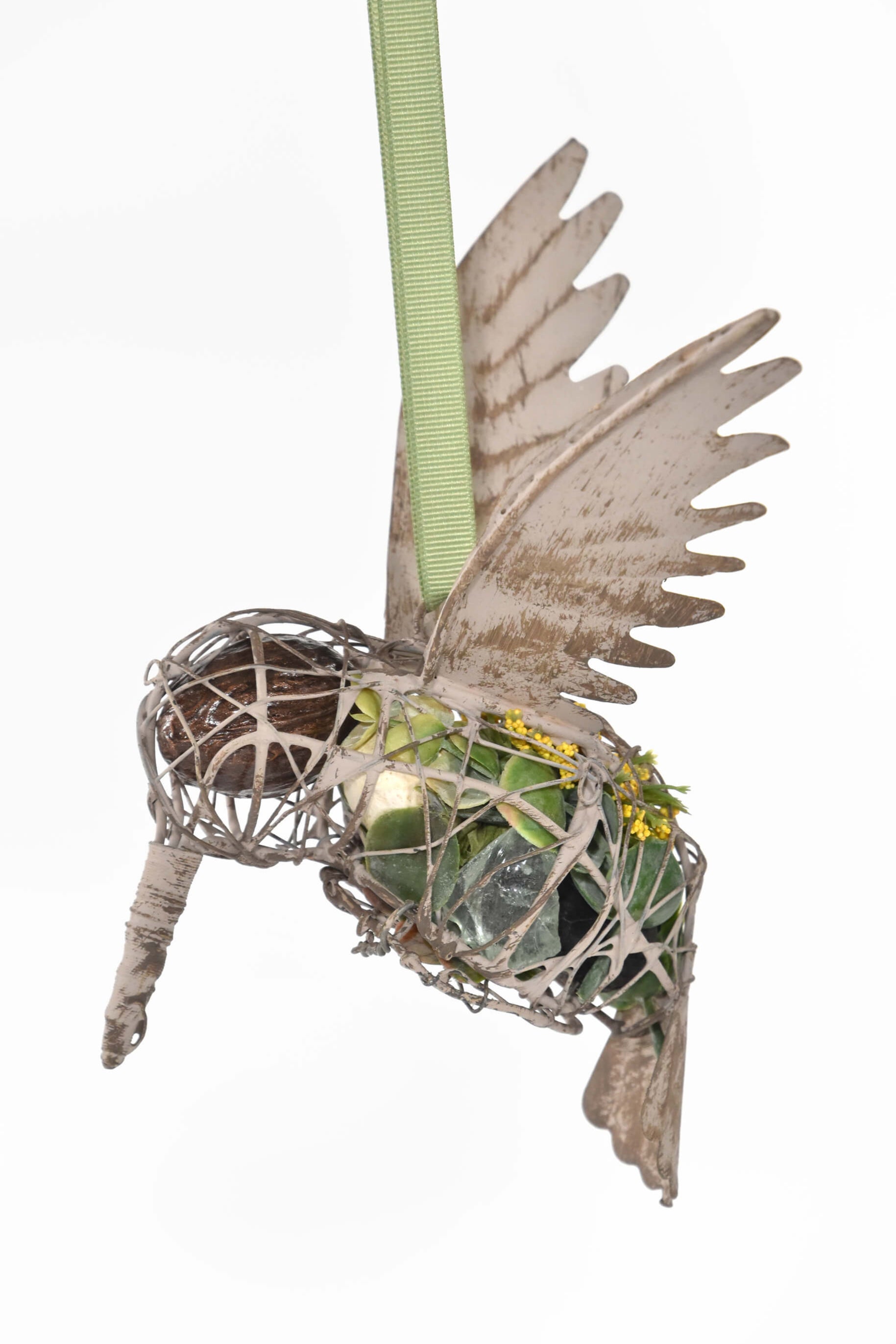 Thistle & Yarrow Humming Bird Pomander, 7"