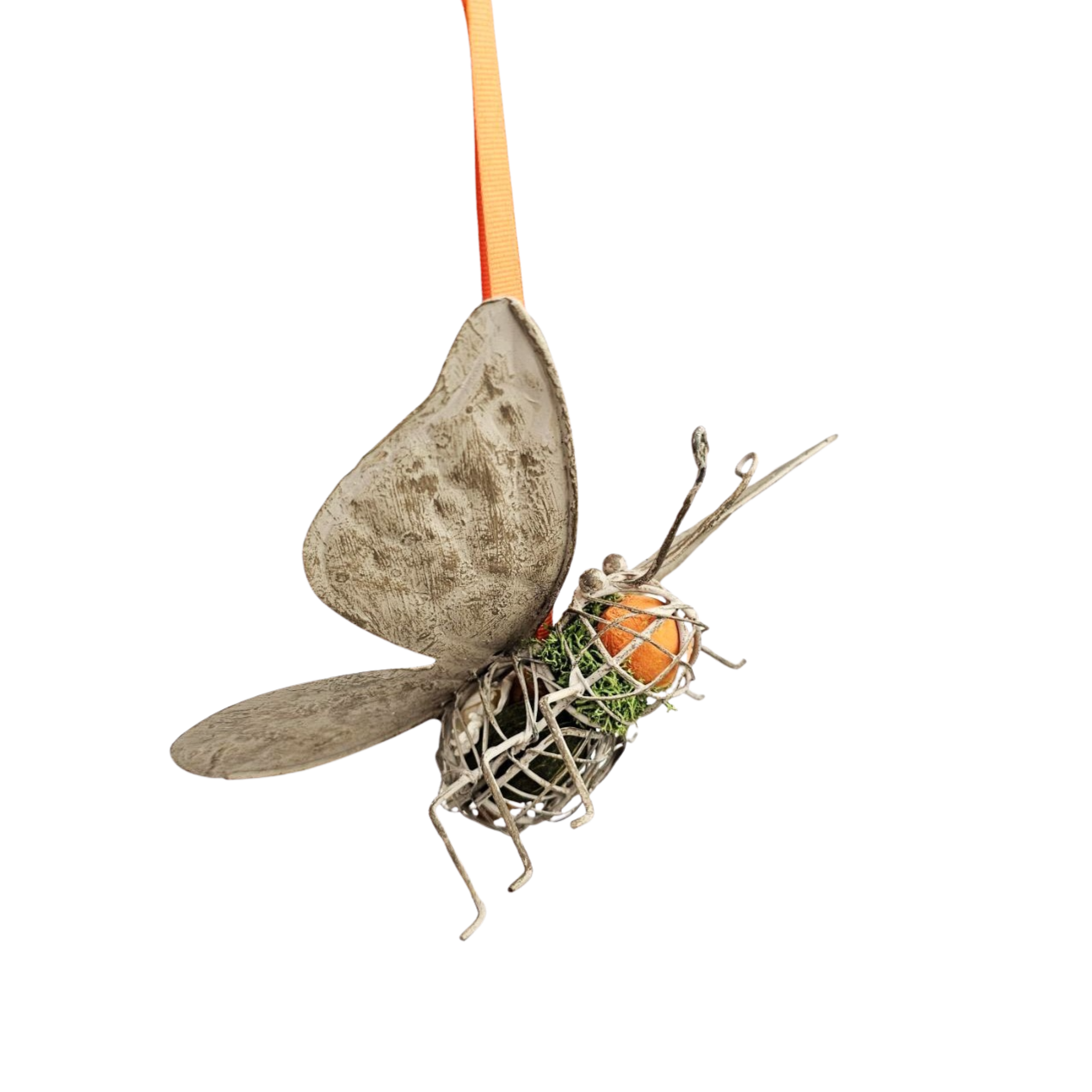 Blood Orange Butterfly Wire, 7.5"