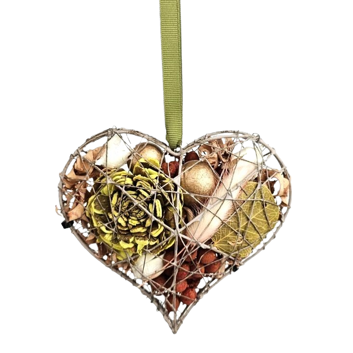 Dulce Pomelo Heart Wire, 5"