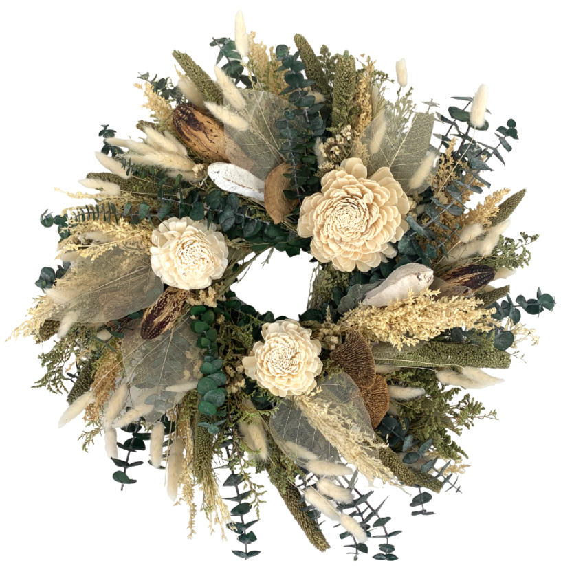 Ethereal Harmony Wreath, 24". no fragrence