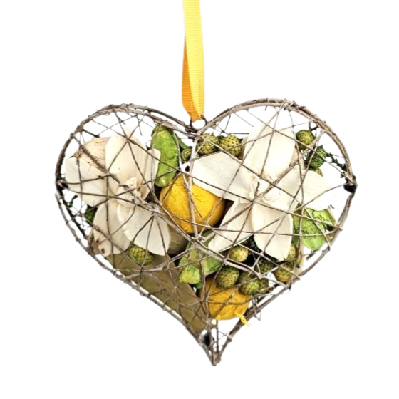 Lemon Orchard Heart Wire, 5"
